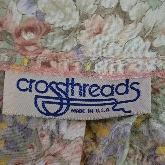 Vintage 90s Floral Maxi Pleated Summer Skirt - Picture 8 of 8